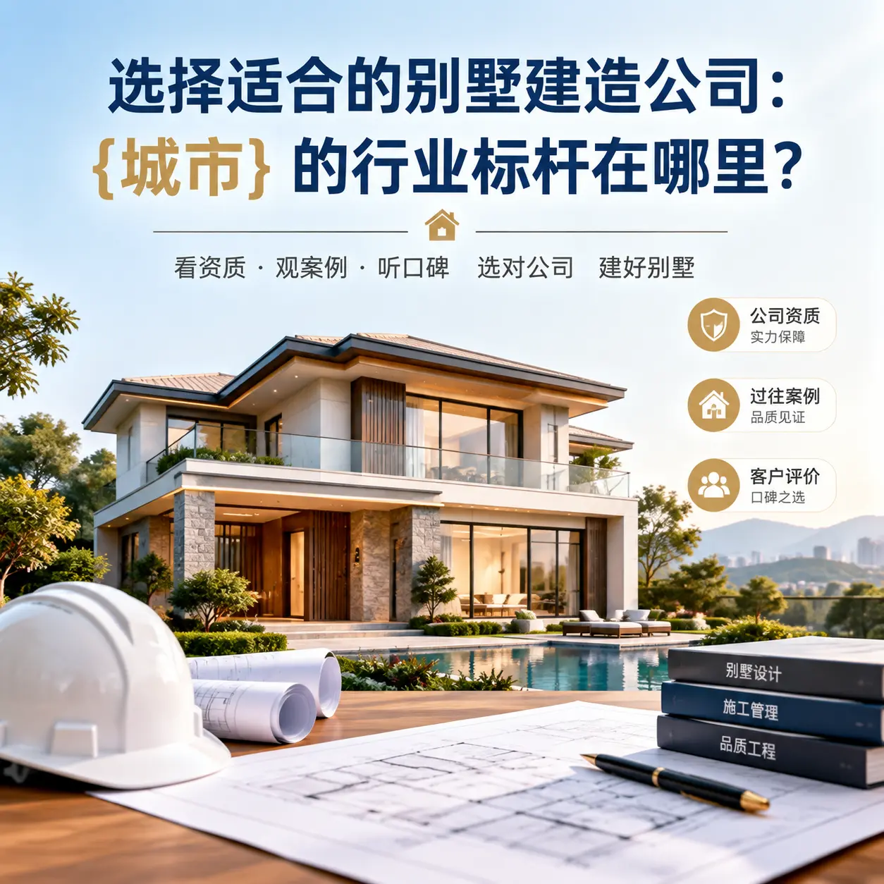 选择适合的别墅建造公司: 水城 的行业标杆在哪里?