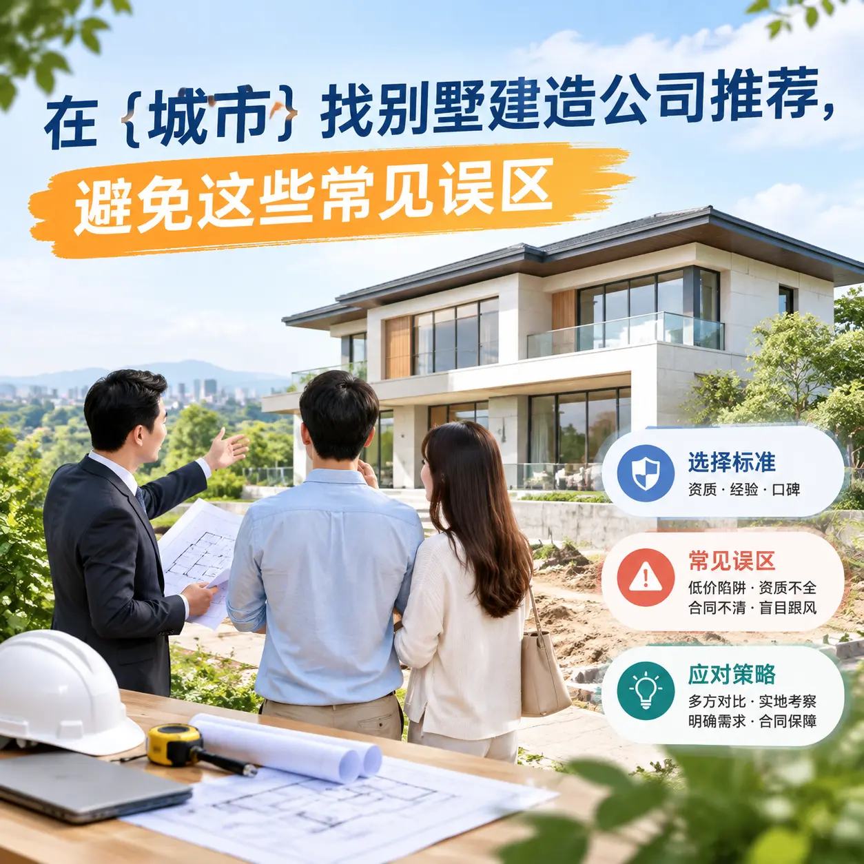 在 水城 找别墅建造公司推荐,避免这些常见误区