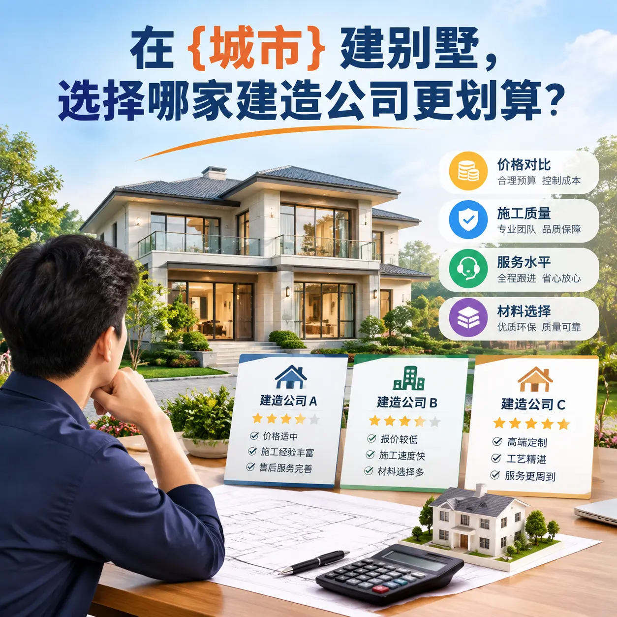 在 水城 建别墅,选择哪家建造公司更划算?