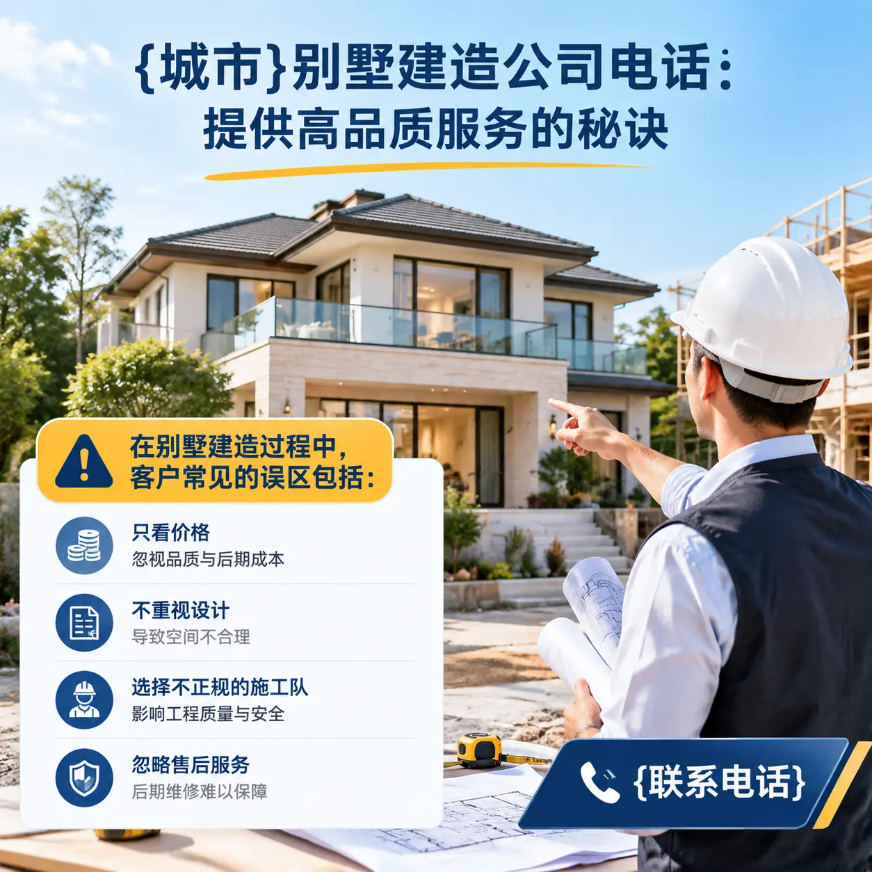 水城别墅建造公司电话:提供高品质服务的秘诀