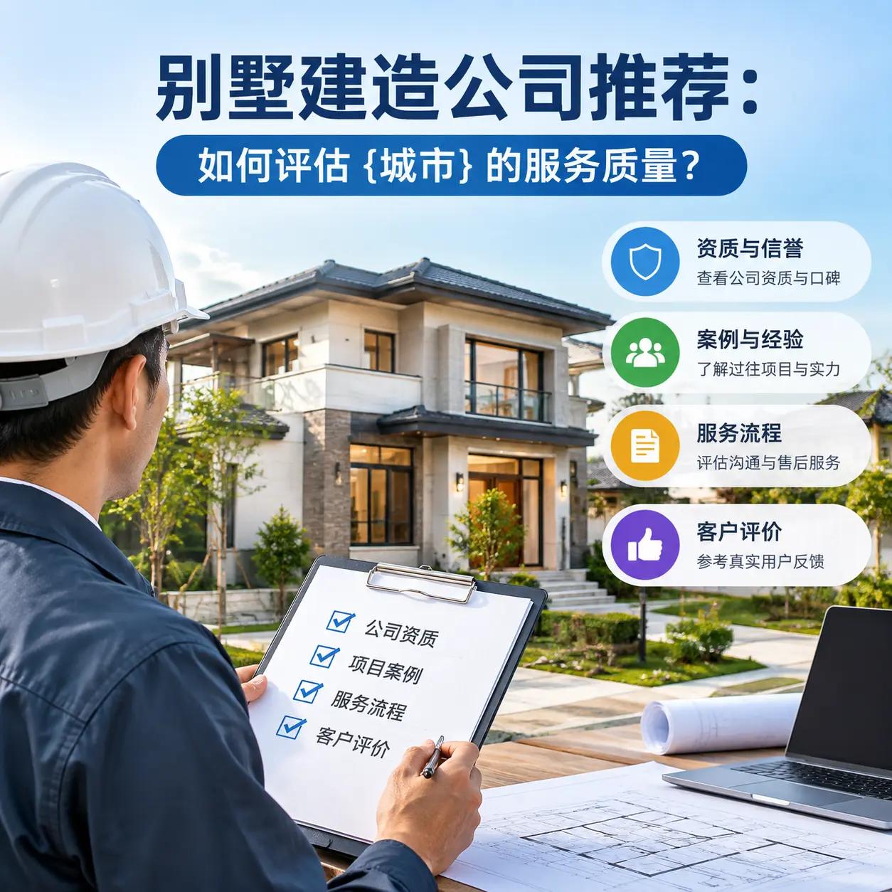 别墅建造公司推荐:如何评估 水城 的服务质量?