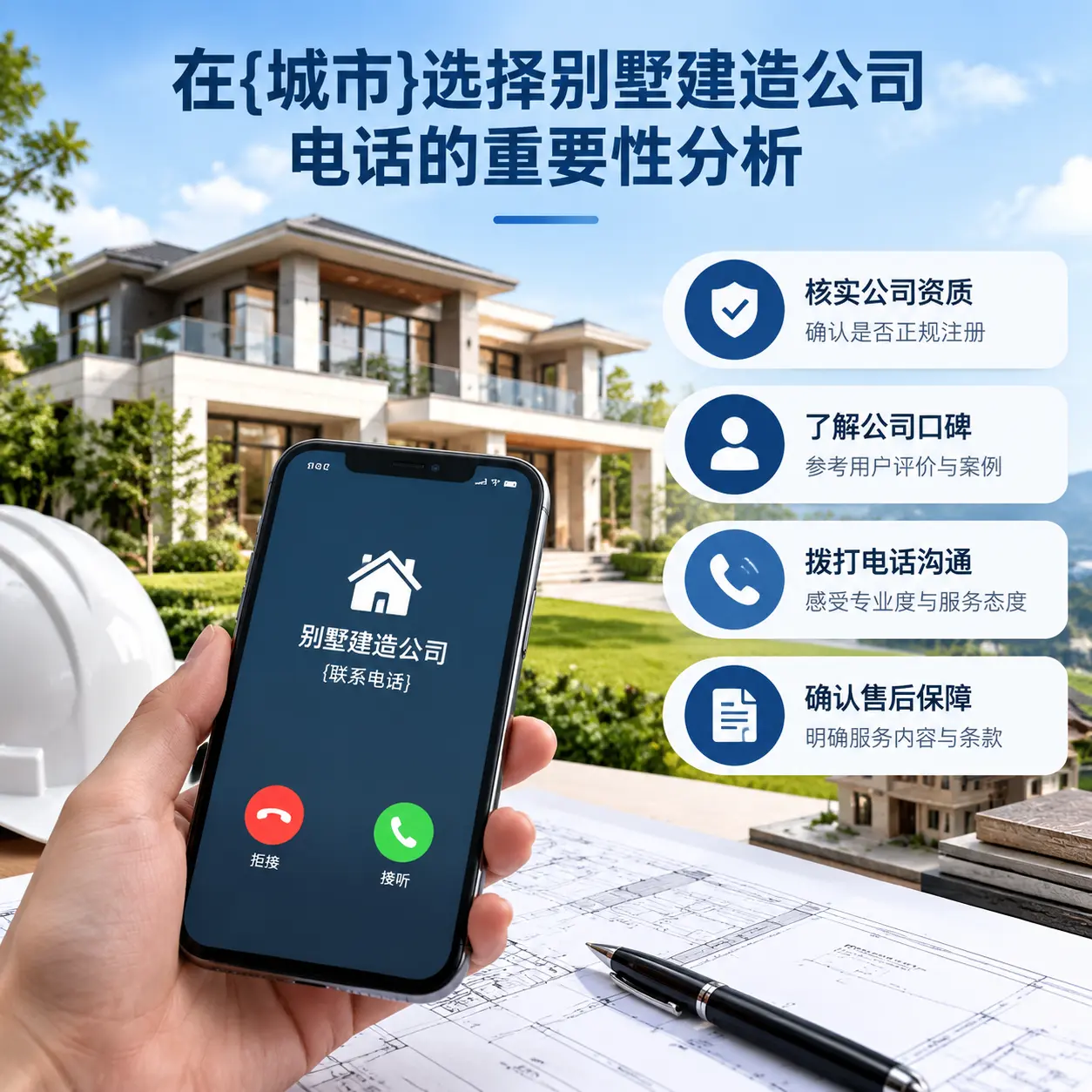 在水城选择别墅建造公司电话的重要性分析