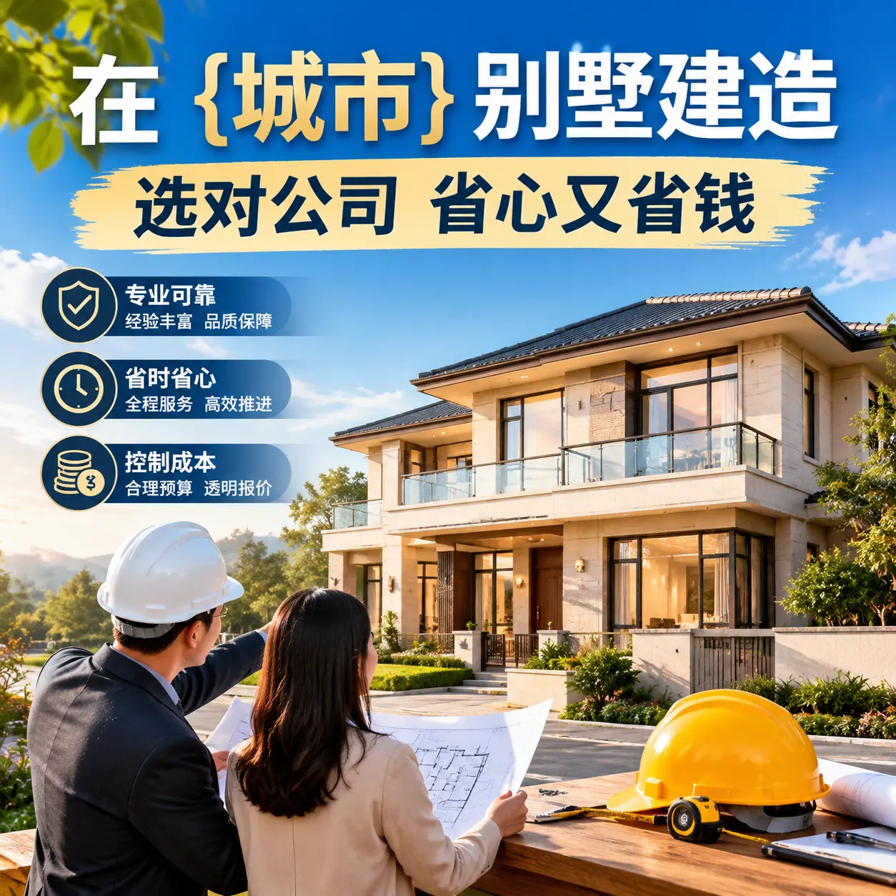 在 水城 别墅建造，选对公司省心又省钱