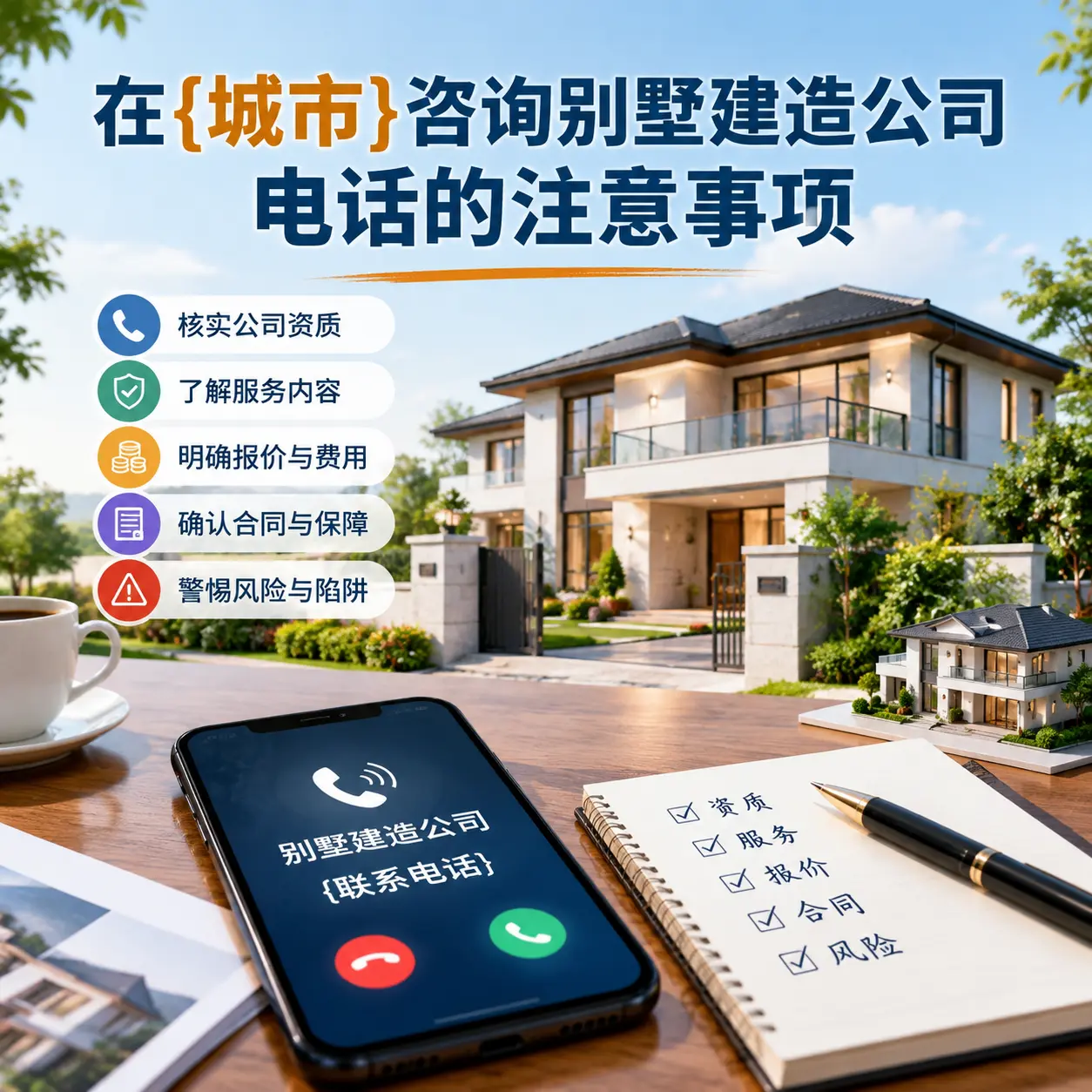 在水城咨询别墅建造公司电话的注意事项