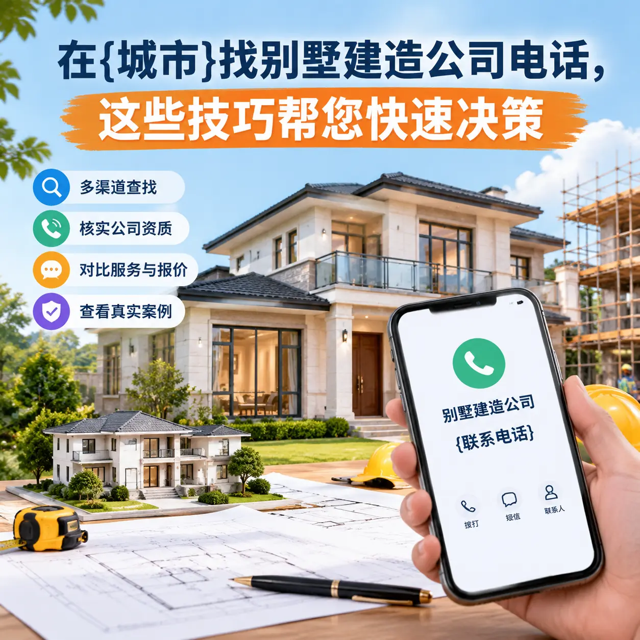 在水城找别墅建造公司电话，这些技巧帮您快速决策