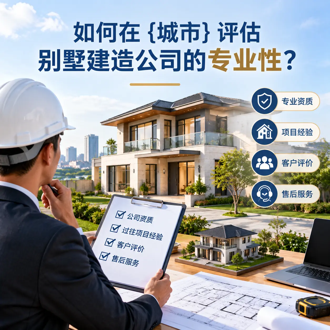 如何在 水城 评估别墅建造公司的专业性?