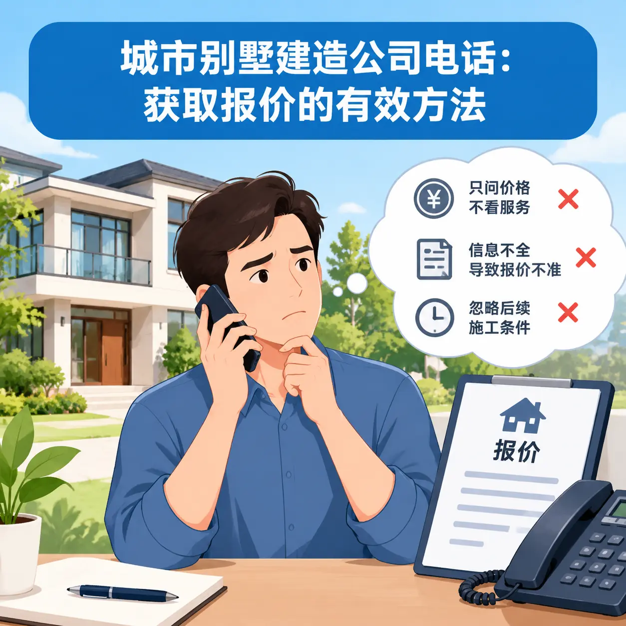 水城别墅建造公司电话:获取报价的有效方法